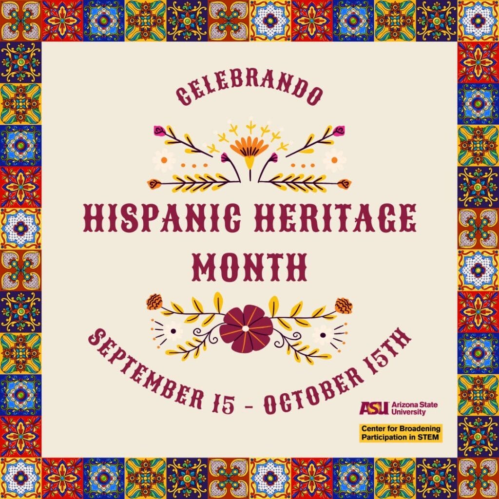 Poster image celebrating Hispanic Heritgae Month